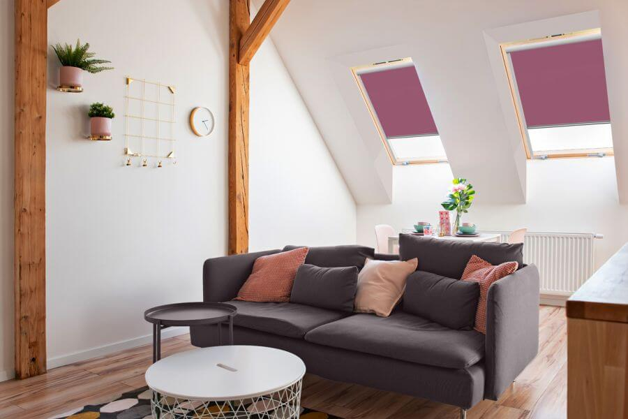 Rollo 3059 Dachfenster Lila