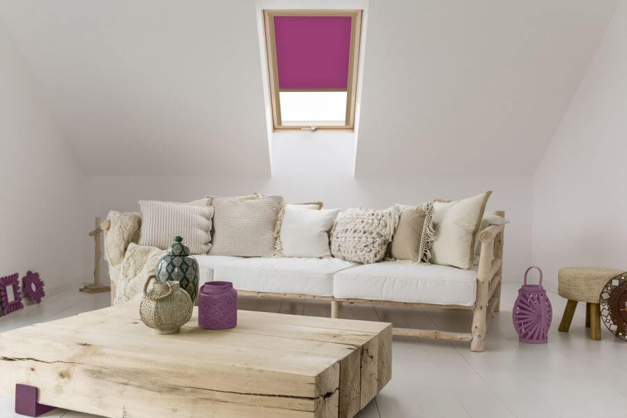 Rollo 3060 Dachfenster Lila