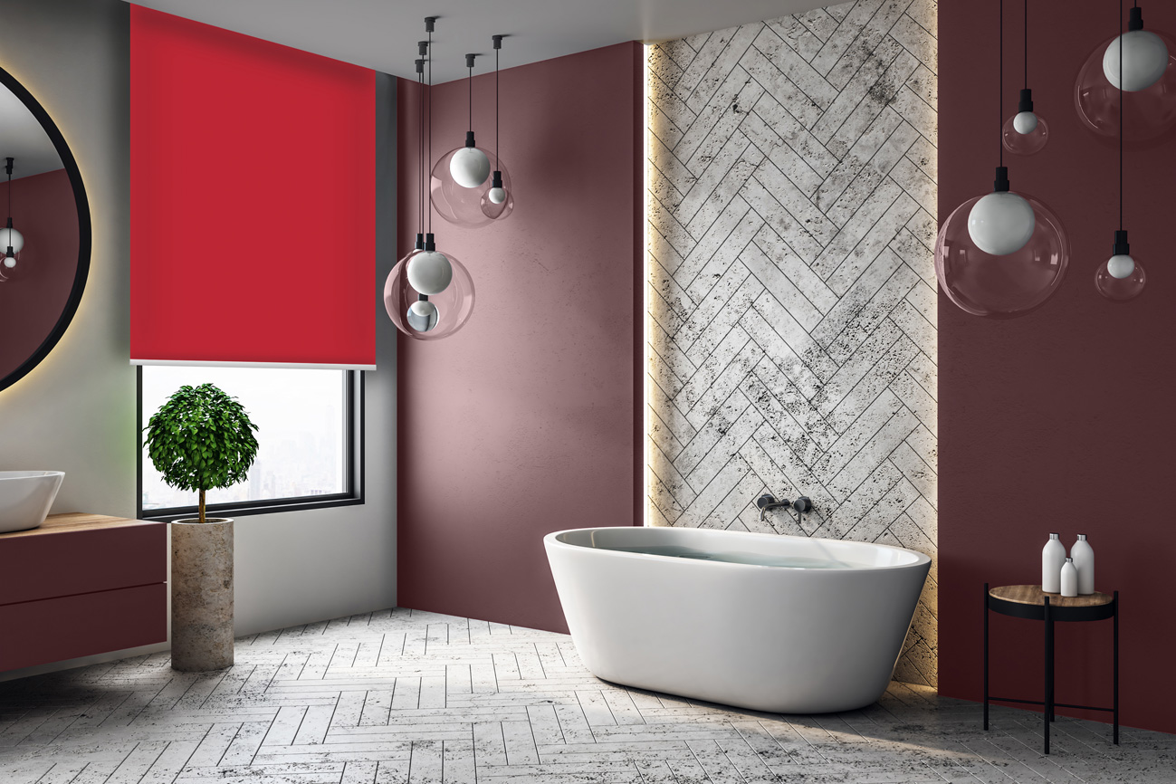 Rollo Blackout Cerro 3762 Badezimmer