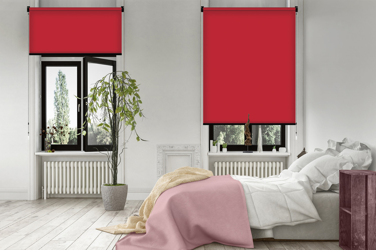 Rollo Blackout Cerro 3762 Schlafzimmer