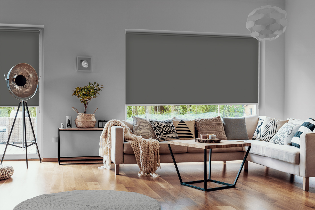 Rollo Blackout Notte 3761 Wohnzimmer