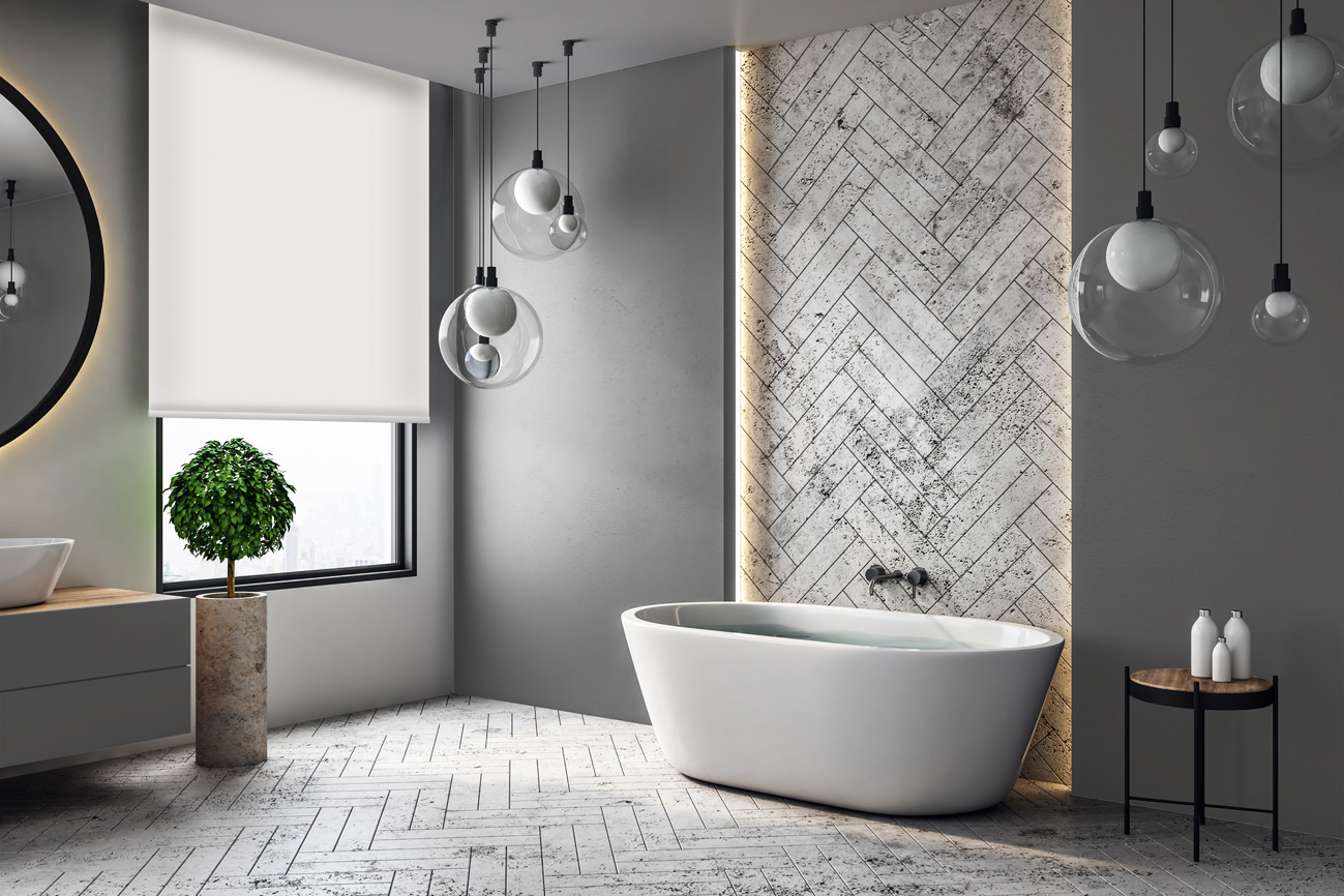 Rollo Blackout Reflex 3886 Badezimmer