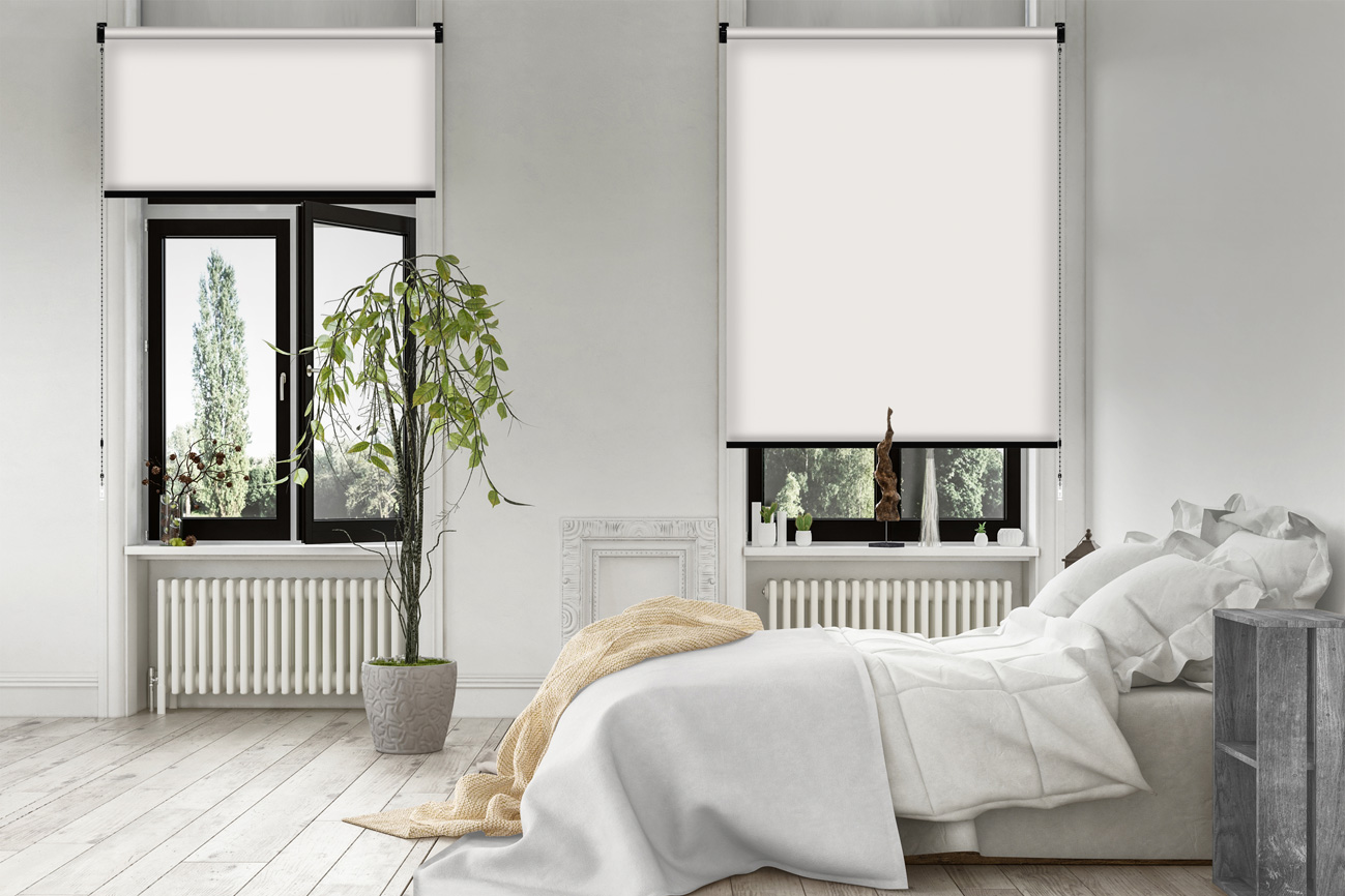 Rollo Blackout Reflex 3886 Schlafzimmer