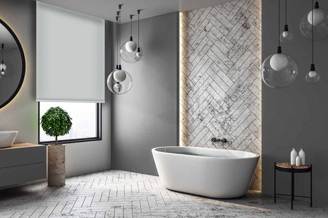 Rollo Blackout Reflex 3887 Badezimmer