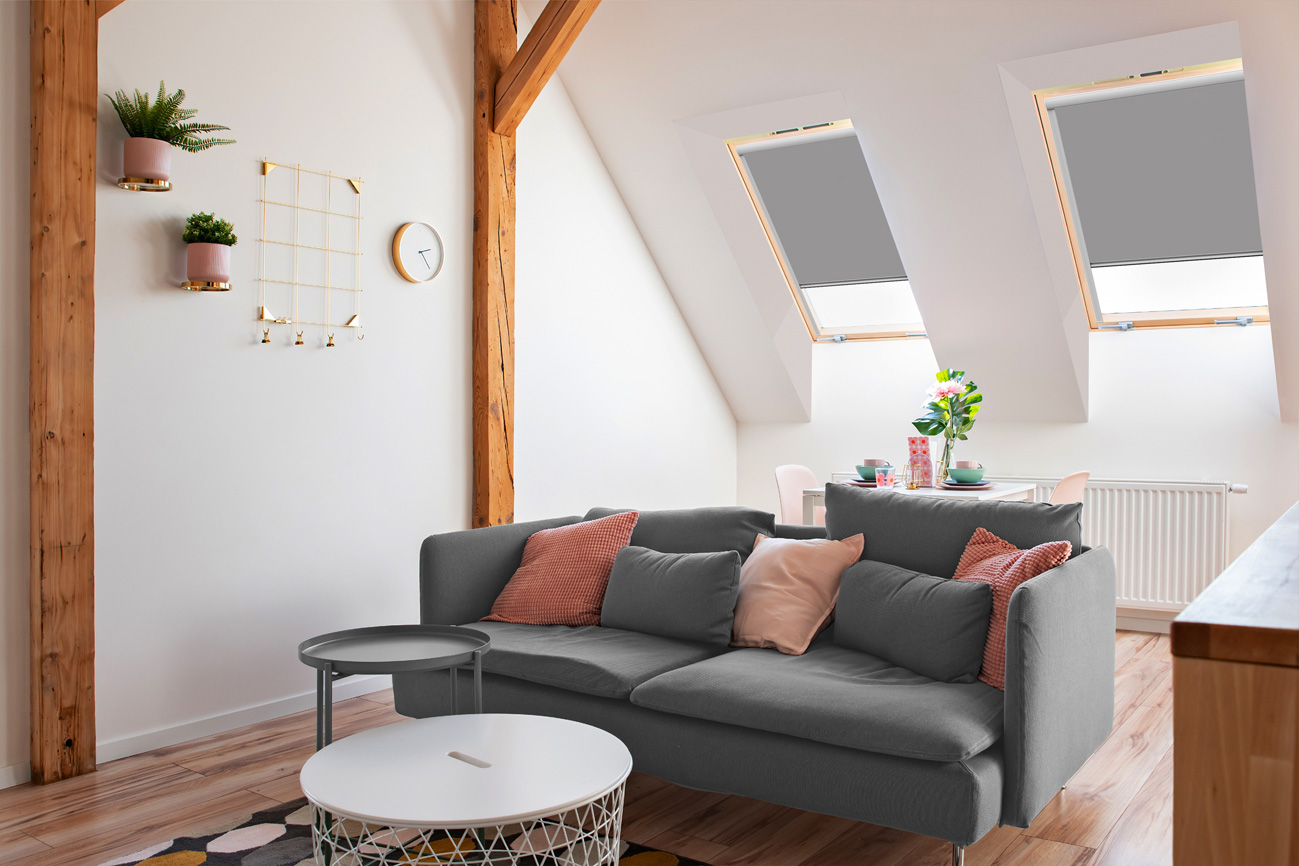 Rollo Blackout Sky 3878 Wohnzimmer