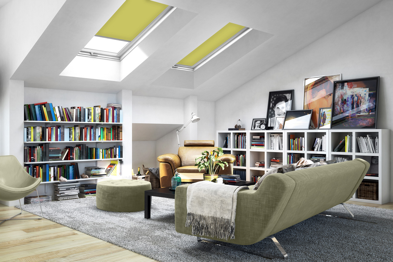 Rollo Blackout Sky 3879 Wohnzimmer