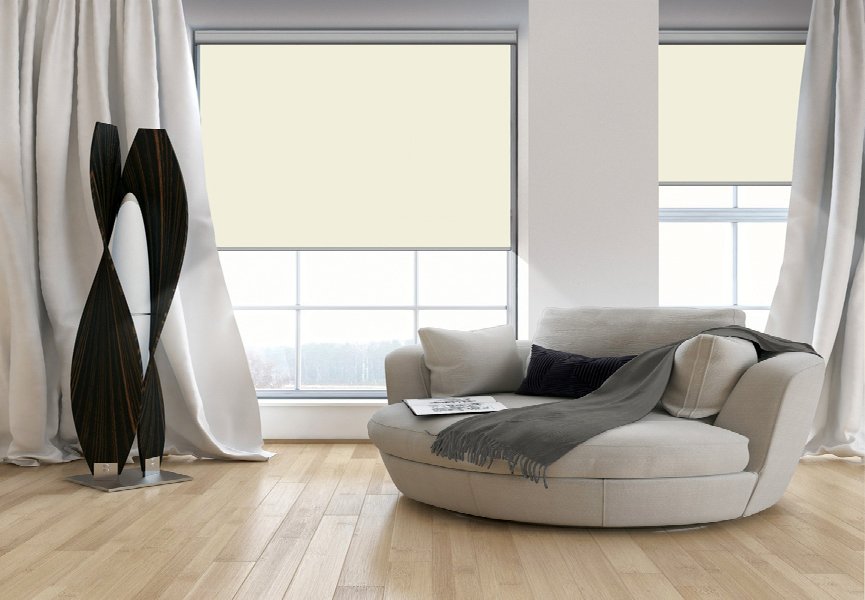 Rollo 3091 Wohnzimmer Kalkweiß