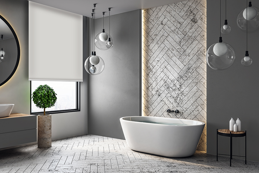 Rollo Broto Blackout 3911 Badezimmer