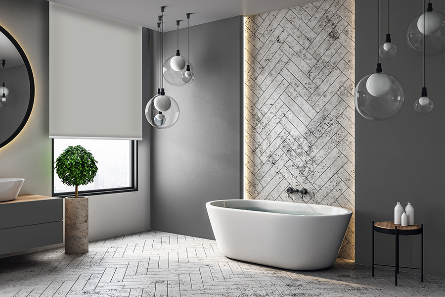 Rollo Broto Blackout 3912 Badezimmer