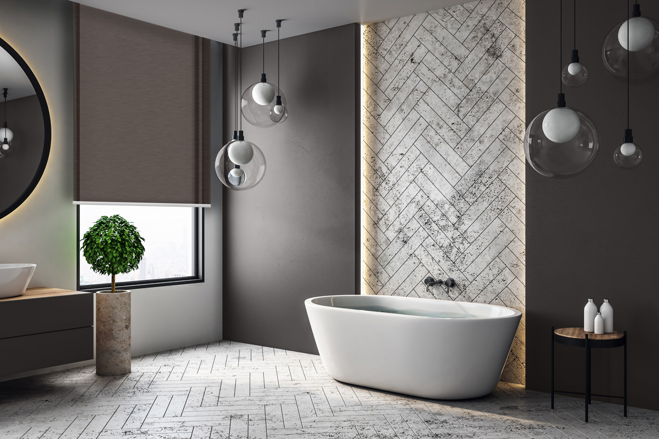Rollo Chiaro 3889 Badezimmer