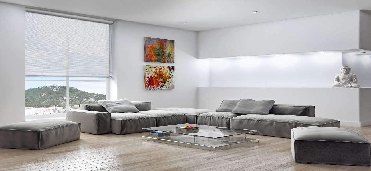 Rollo 3619 Wohnzimmer Kassette Grau