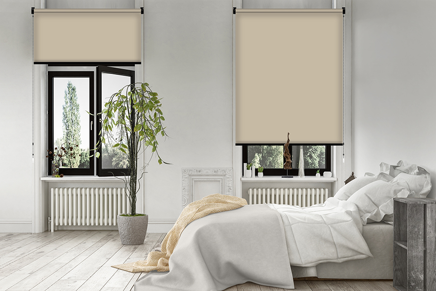 Rollo Girona Blackout 3921 Schlafzimmer