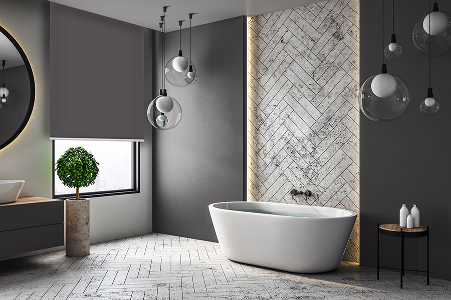 Rollo Girona Blackout 3922 Badezimmer