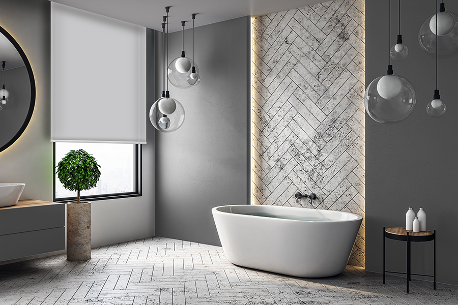 Rollo Girona Dimout 3924 Badezimmer
