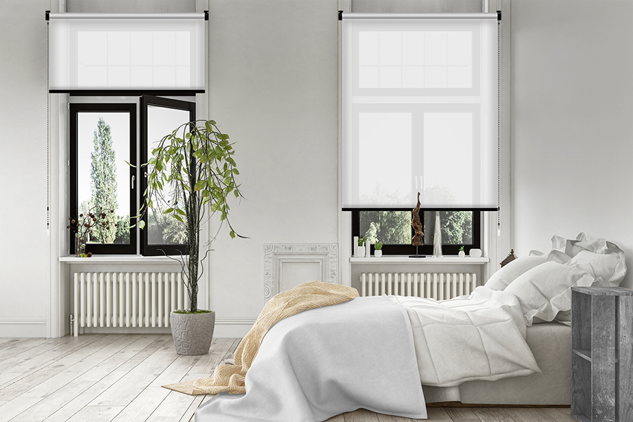 Rollo Girona Dimout 3926 Schlafzimmer
