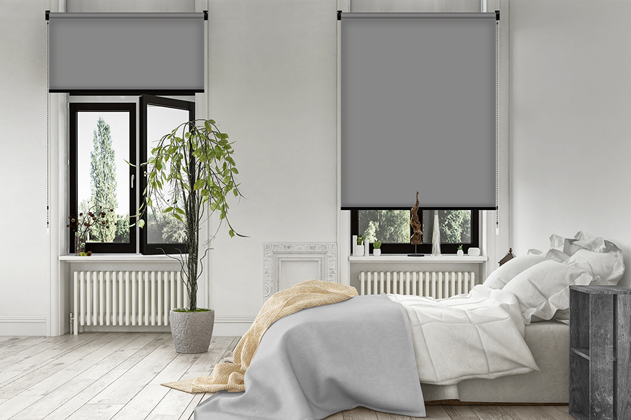 Rollo Girona Dimout 3927 Schlafzimmer