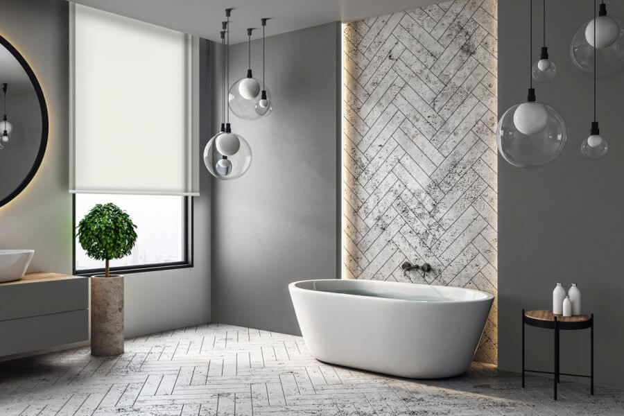 Rollo Greve 3713 hellbeige - Badezimmer