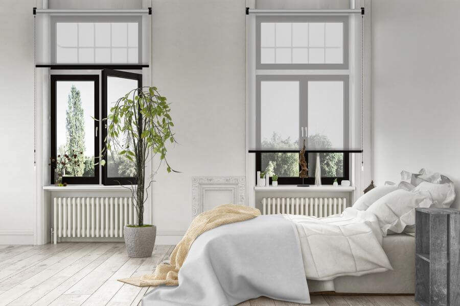 Rollo Greve 3714 in hellgrau - Schlafzimmer