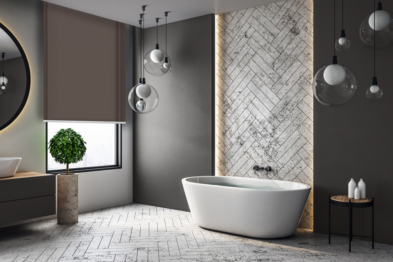 Rollo Grezzo 3803 Badezimmer
