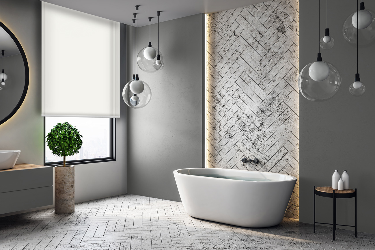 Rollo Grezzo 3805 Badezimmer