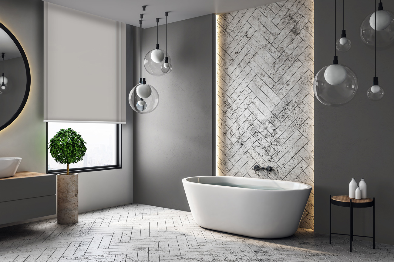 Rollo Grezzo 3808 Badezimmer