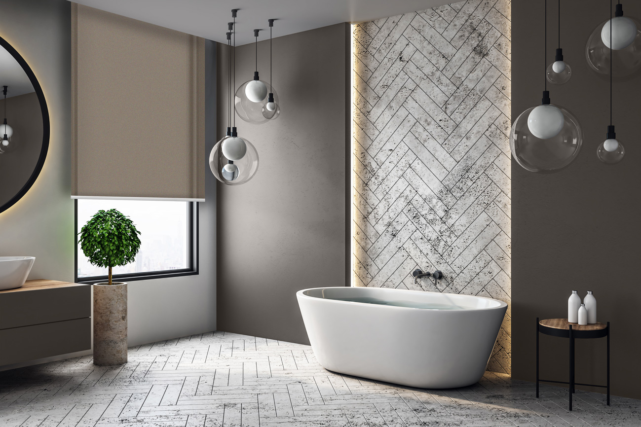 Rollo Grezzo 3816 Badezimmer
