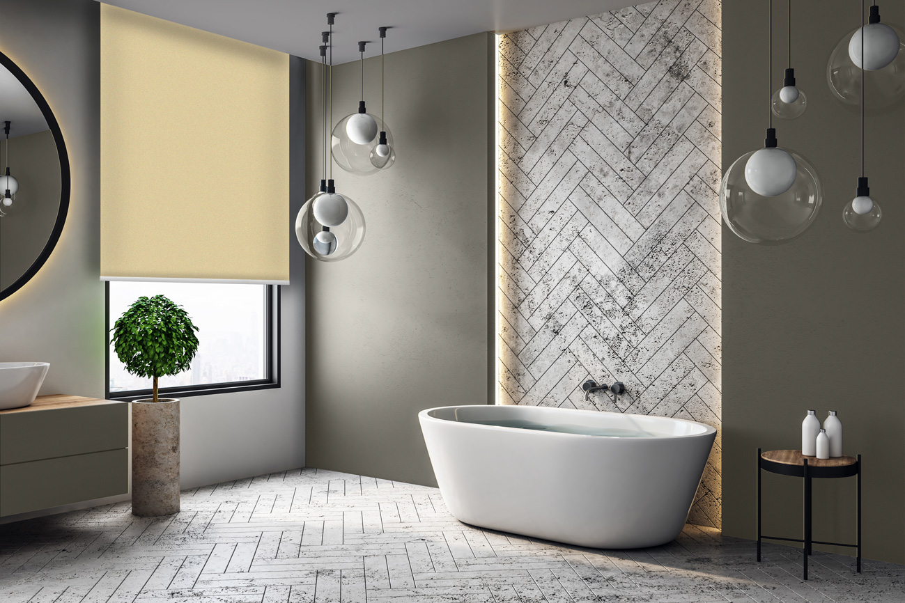 Rollo Grezzo Blackout 3870 Badezimmer
