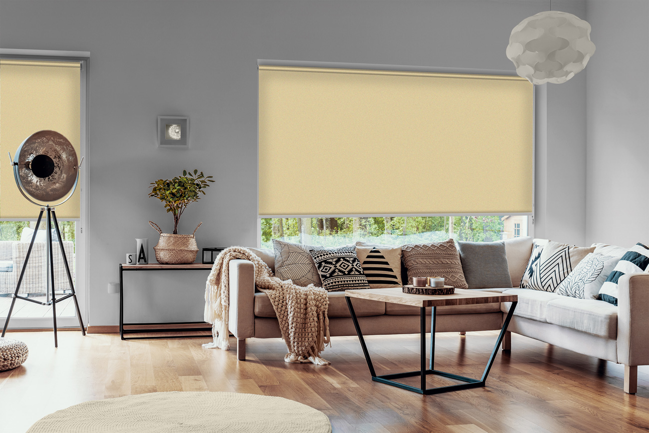Rollo Grezzo Blackout 3870 Wohnzimmer