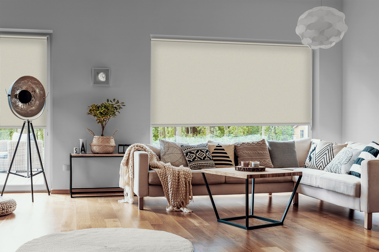 Rollo Grezzo Blackout 3876 Wohnzimmer