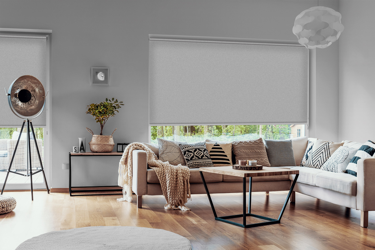 Rollo Grezzo Blackout 3877 Wohnzimmer