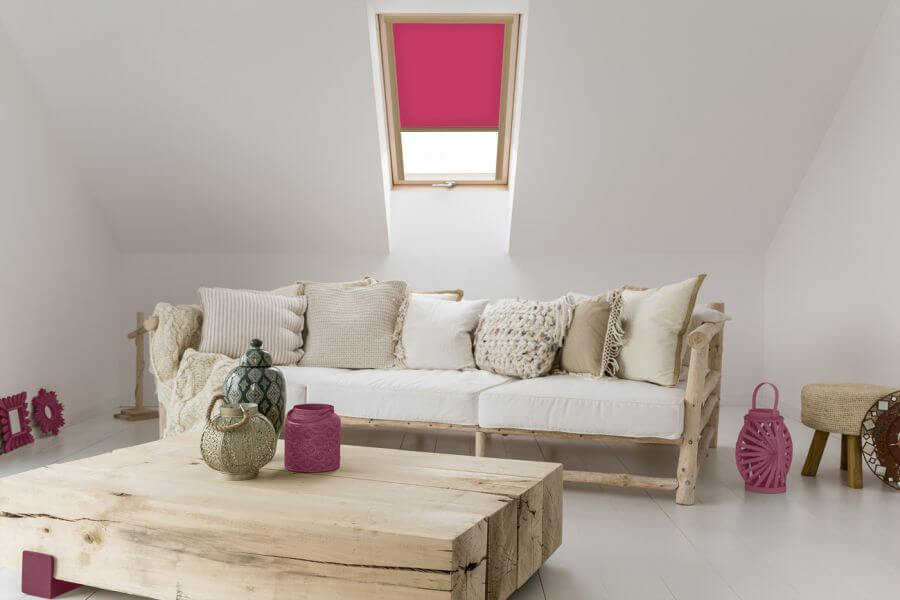 Rollo 3693 Dachfenster Magenta