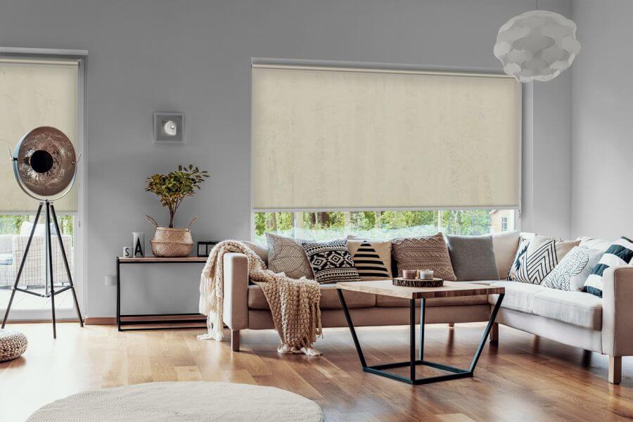 Rollo Sotti 3718 in sandbeige - Esszimmer