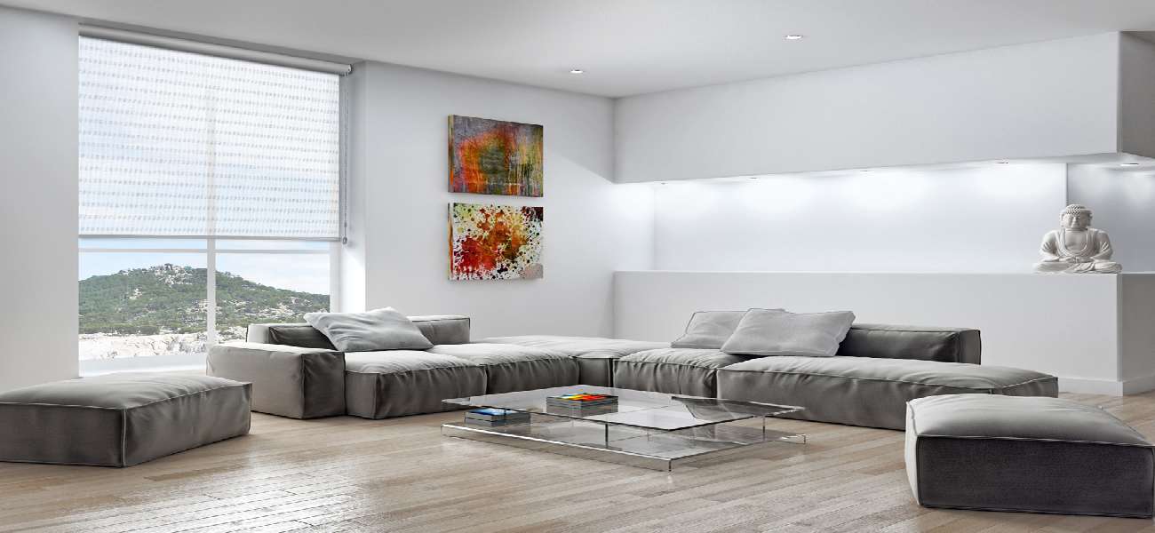 Rollo 3433 Wohnzimmer Kassette Weiß