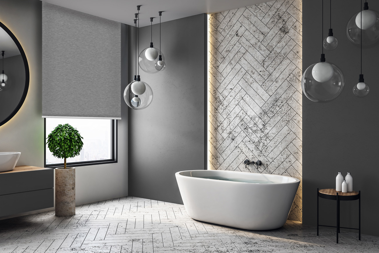 Rollo Vento Blackout 3864 Badezimmer