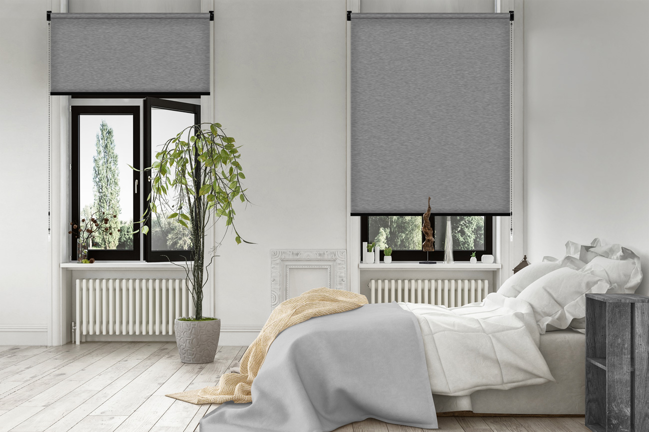 Rollo Vento Blackout 3864 Schlafzimmer