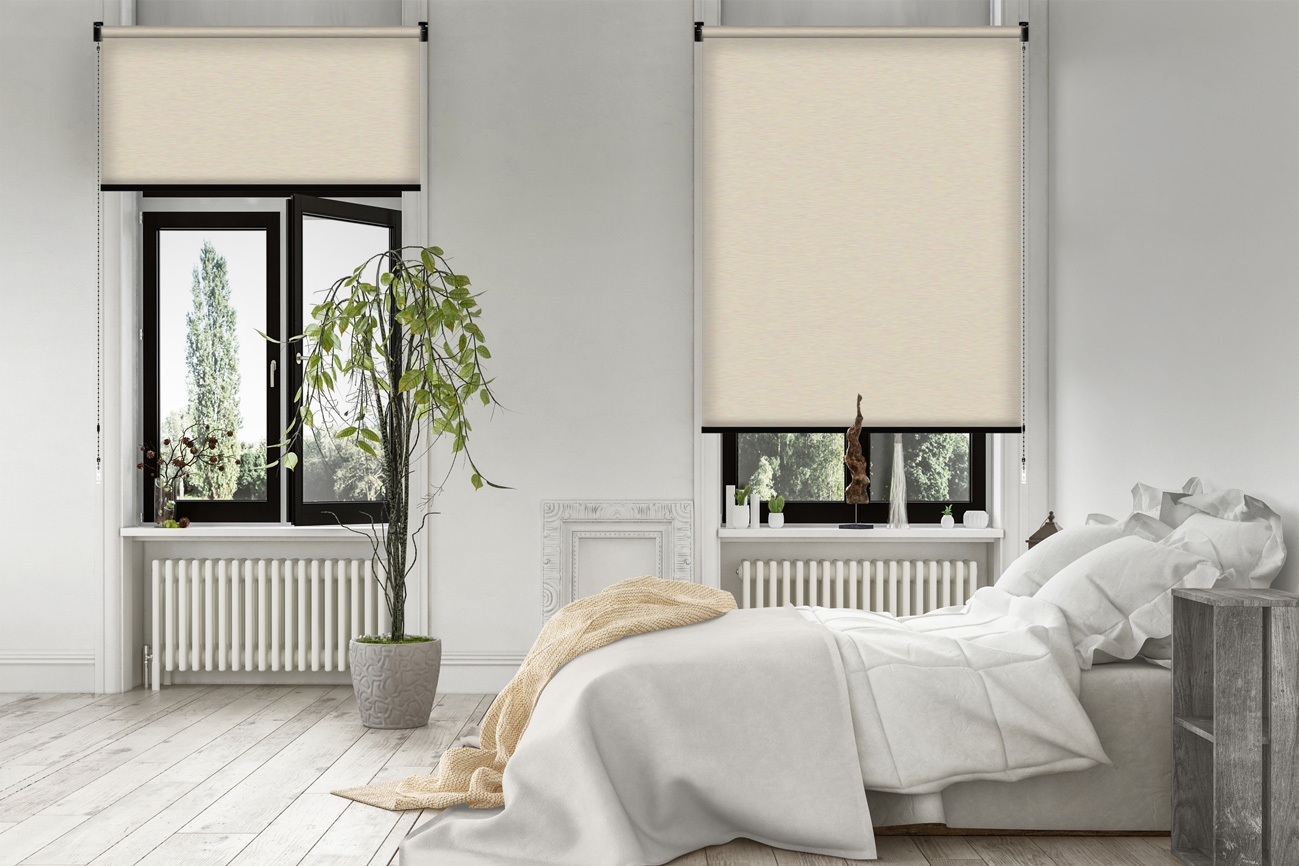 Rollo Vento Blackout 3865 Schlafzimmer