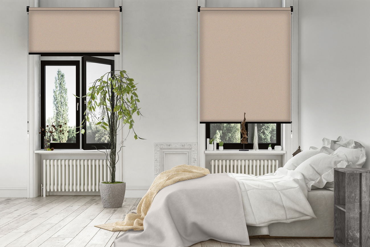 Rollo Vento Blackout 3866 Schlafzimmer