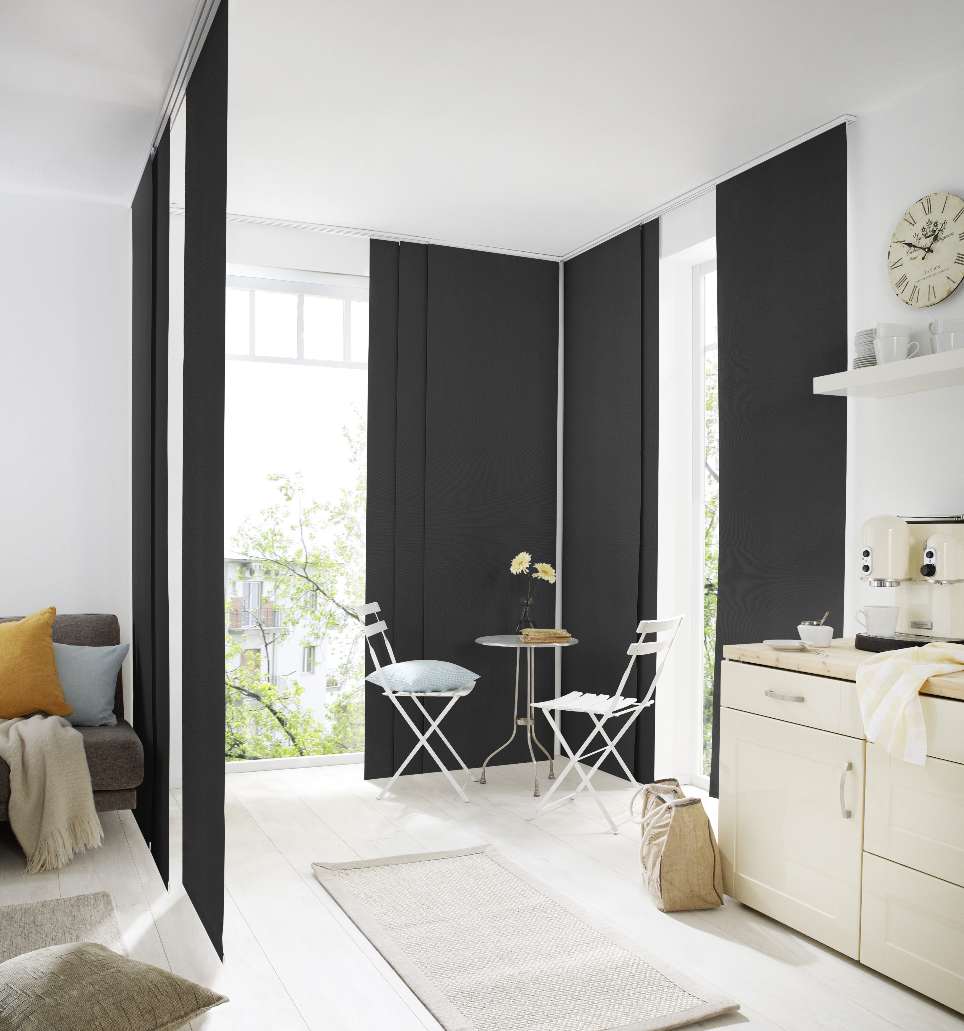 Schiebegardine Nivaro 7372 Küche