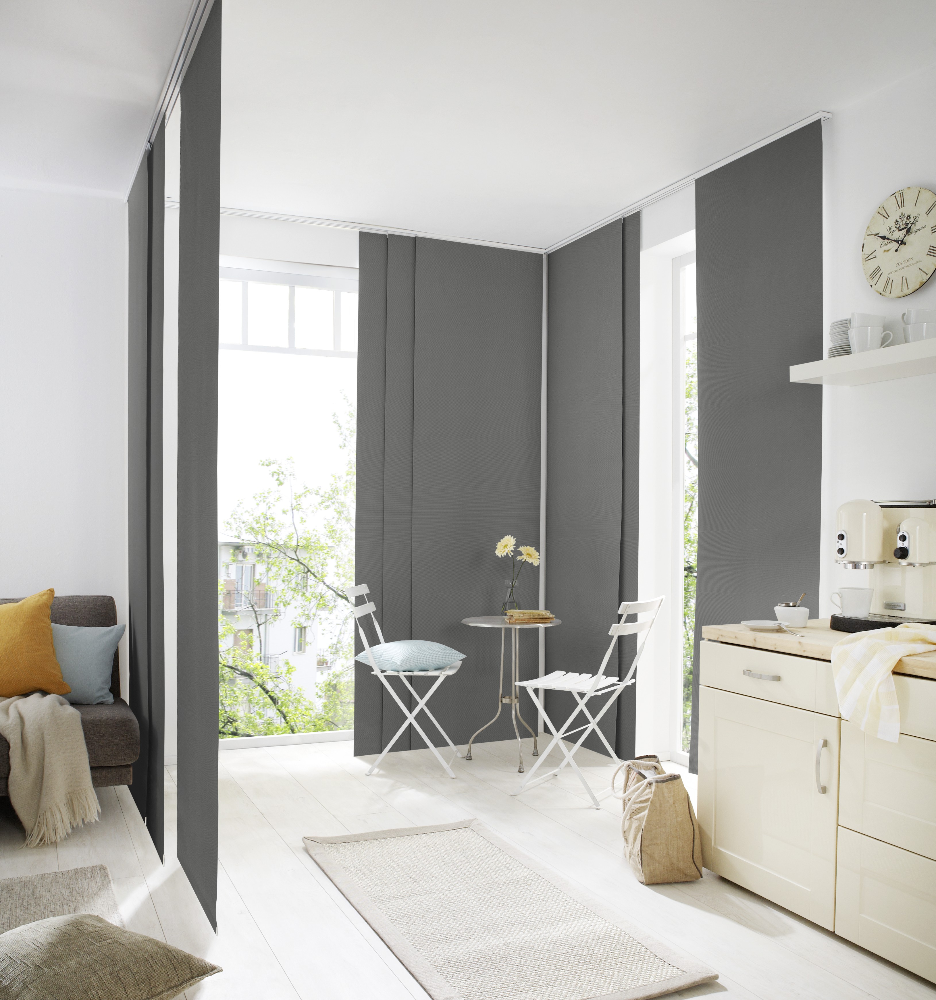 Schiebegardine Nivaro 7373 Küche