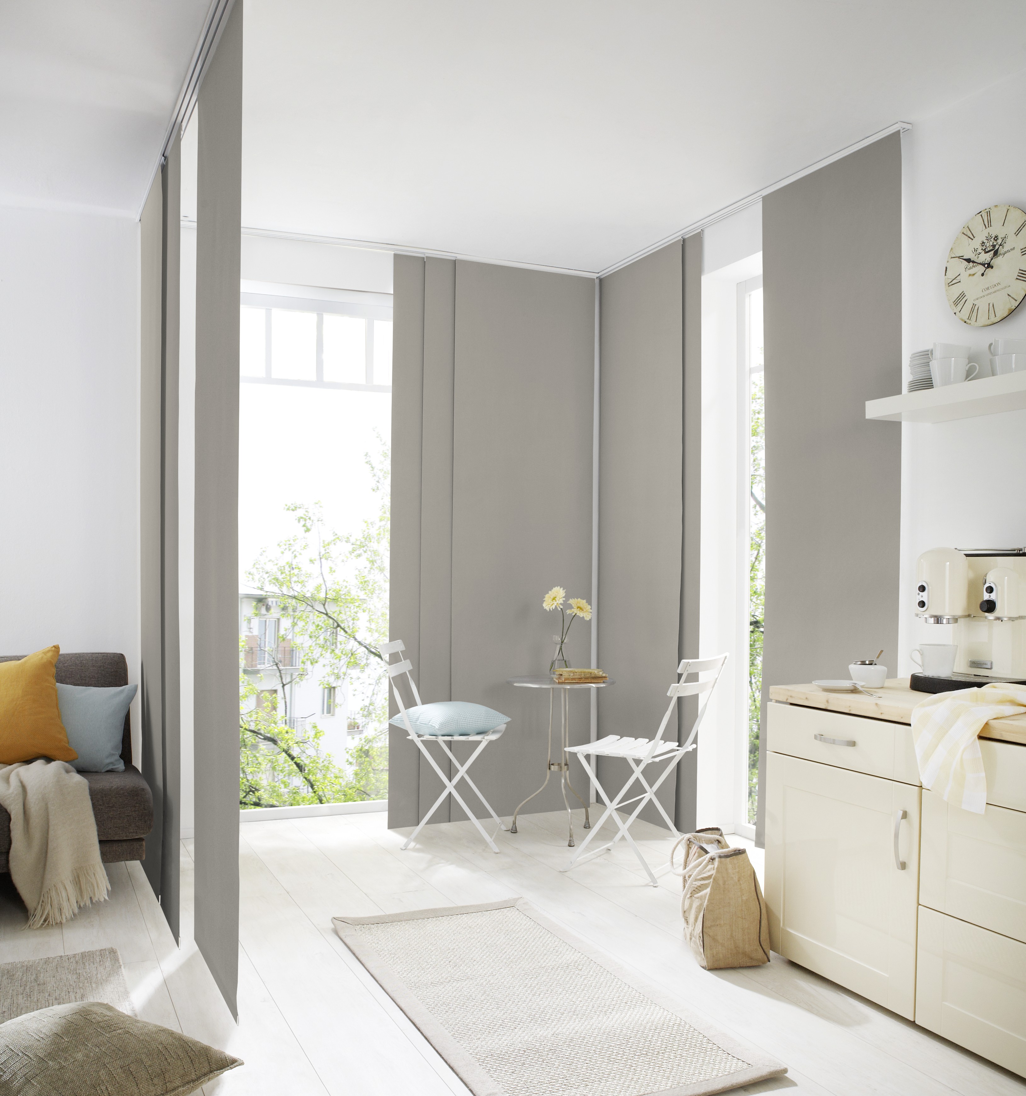 Schiebegardine Nivaro 7374 Küche