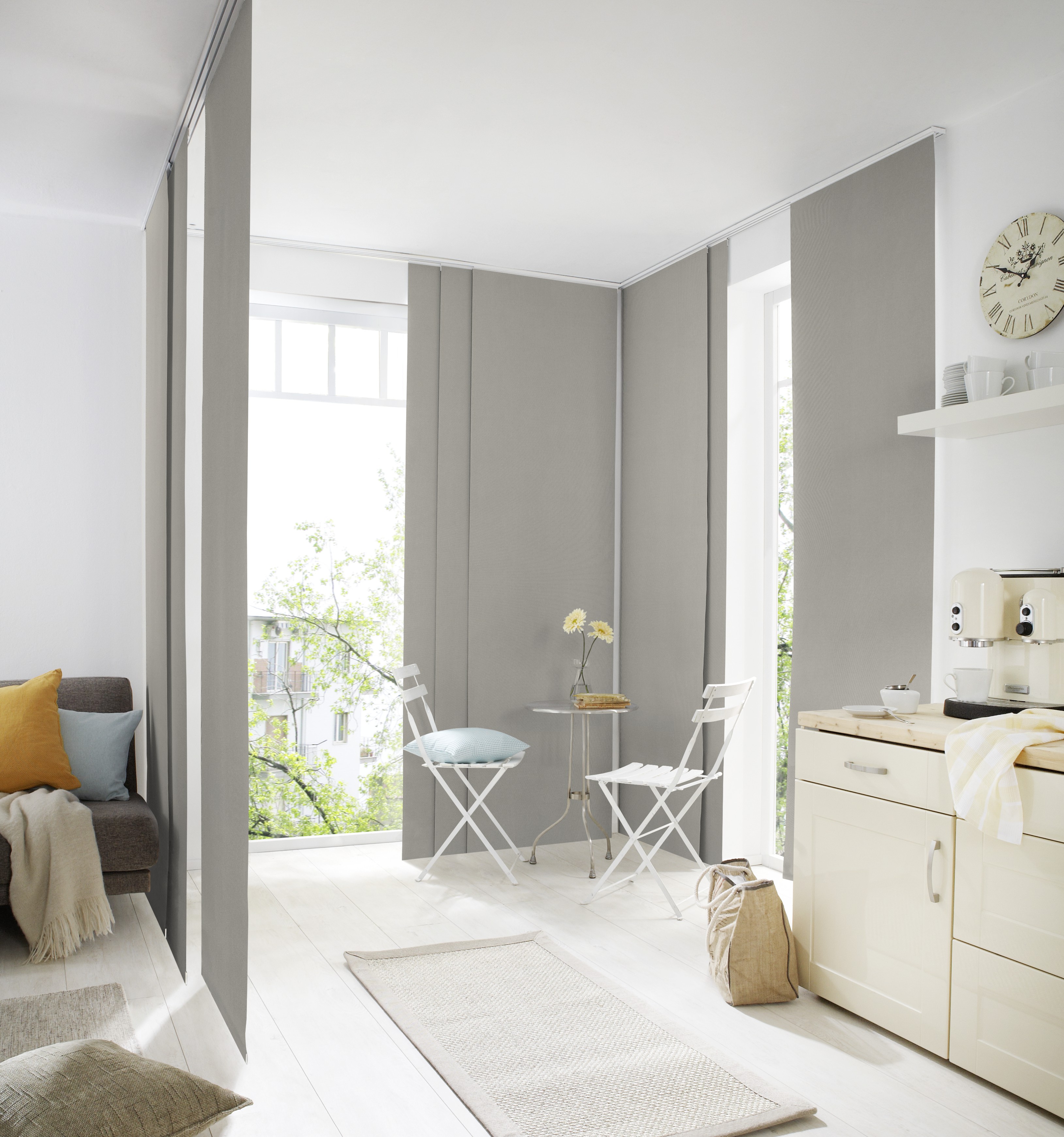 Schiebegardine Ostara 7365 Küche