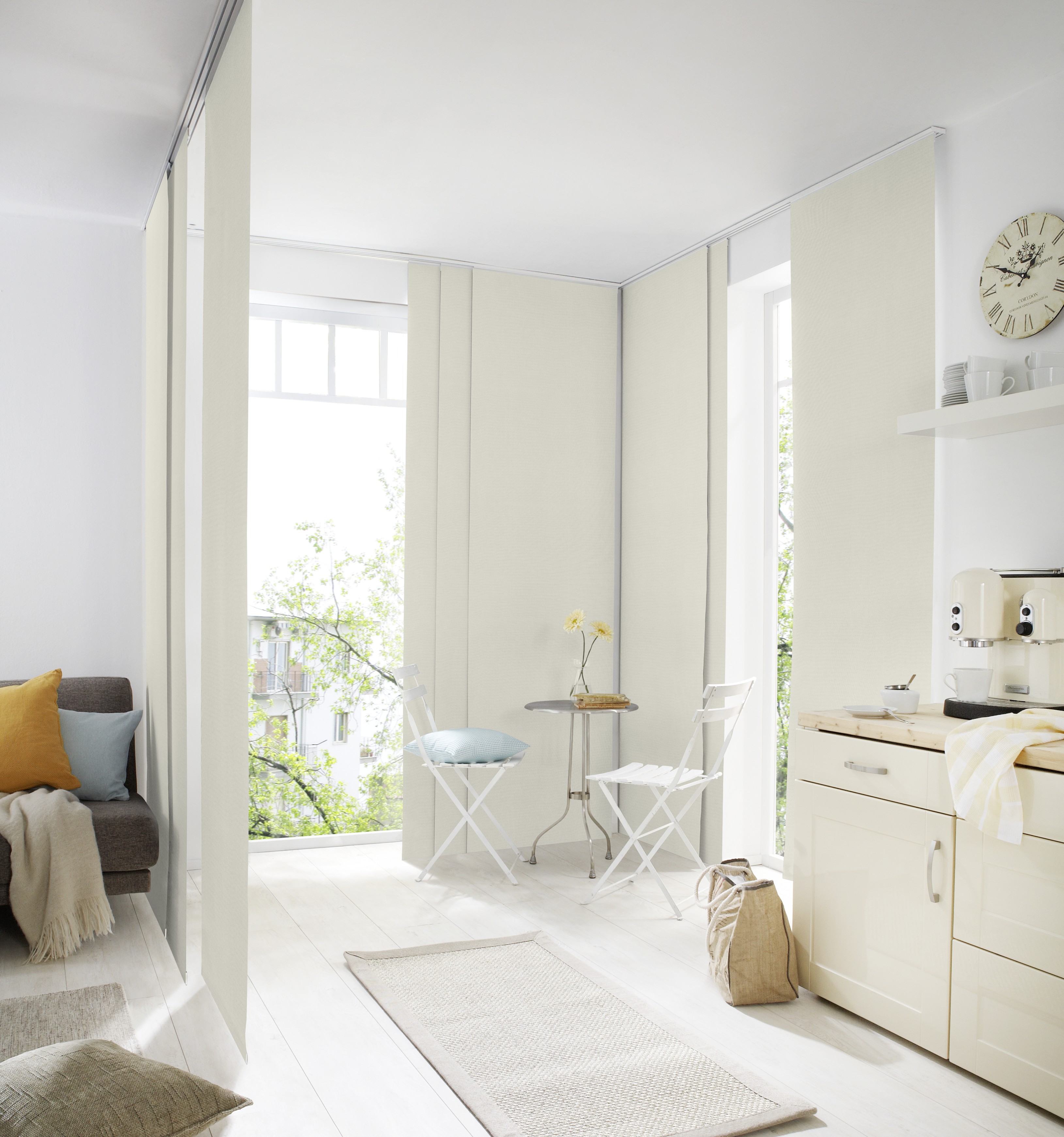 Schiebegardine Ostara 7366 Küche