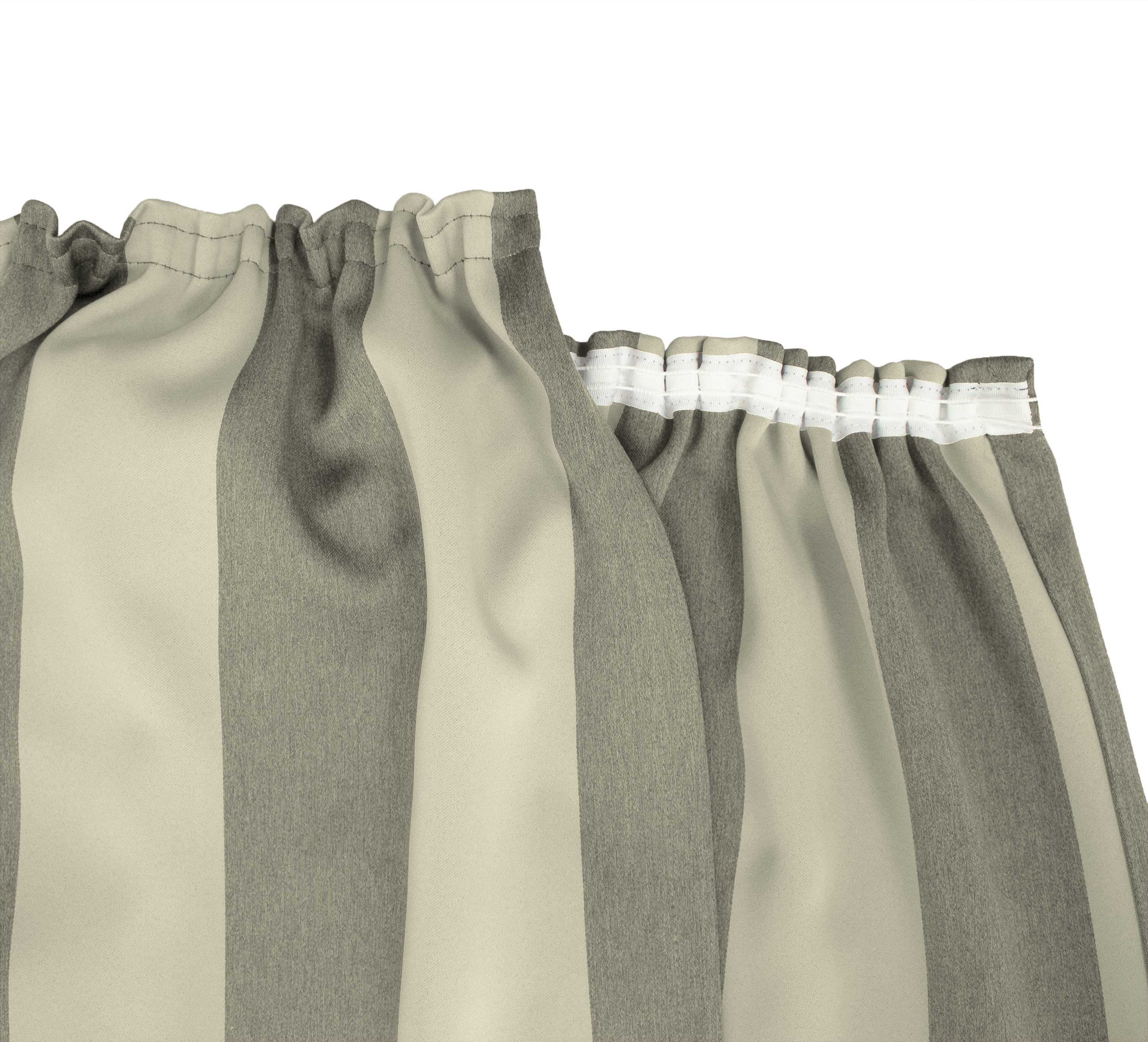 Beige Kräuselband Detail