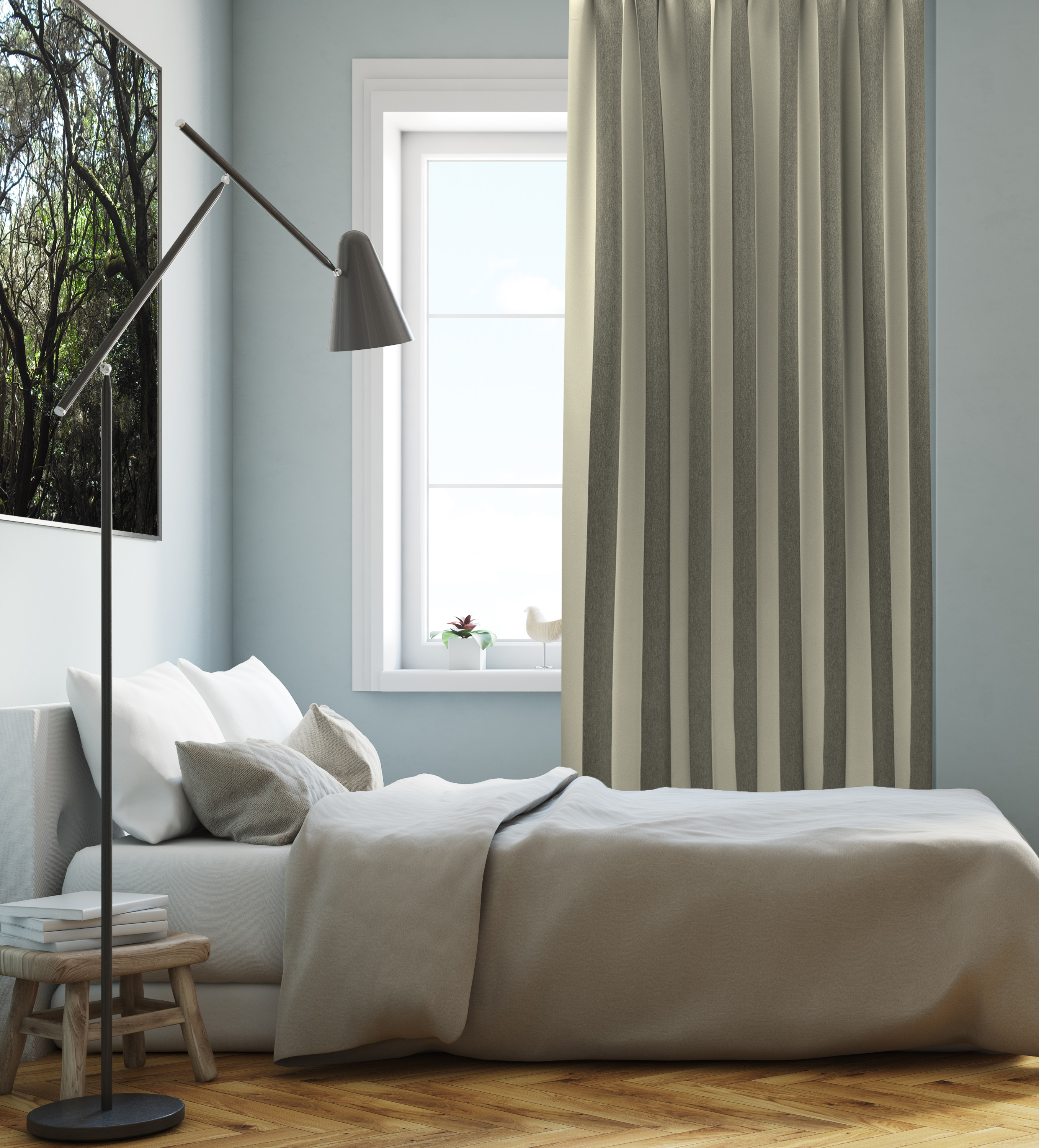 Beige Schlafzimmer