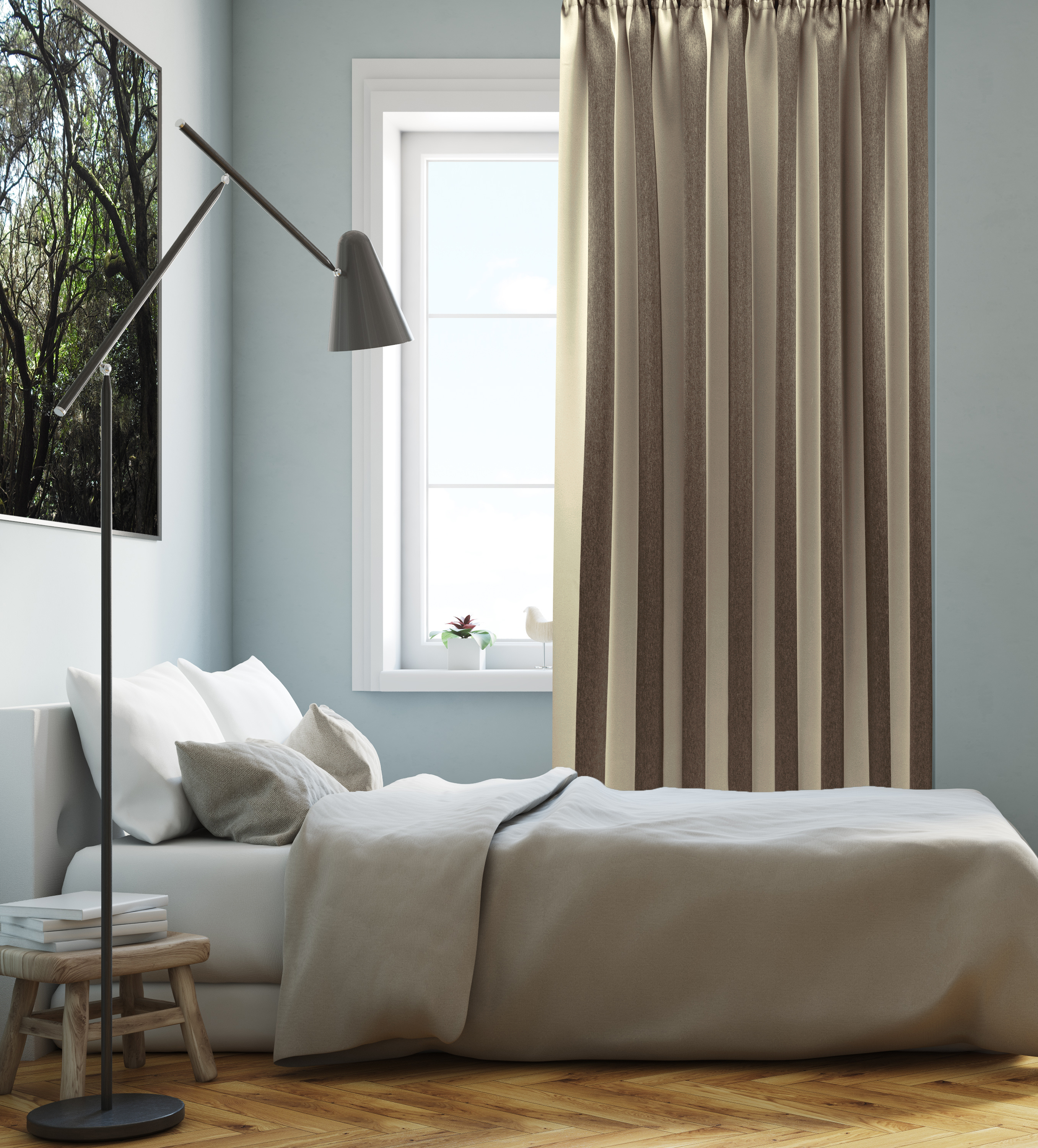 Hellbraun Schlafzimmer