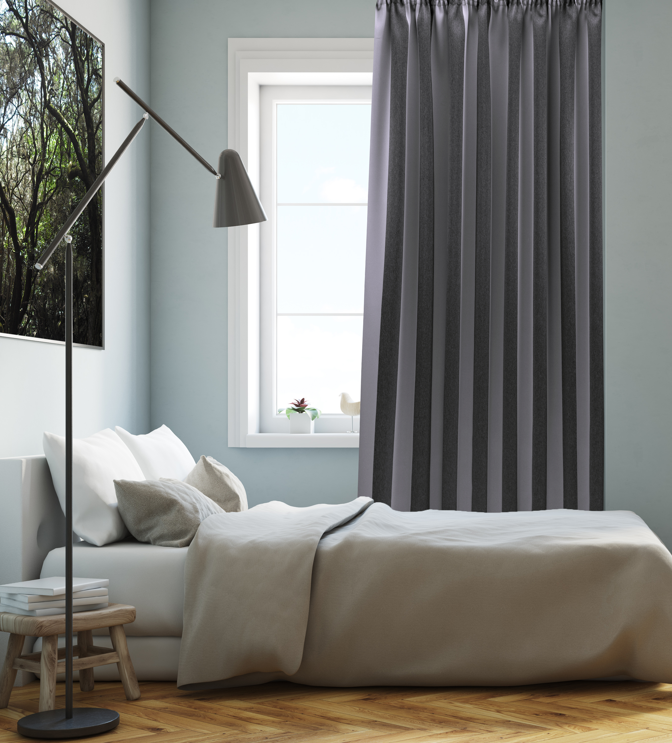 Grau Schlafzimmer