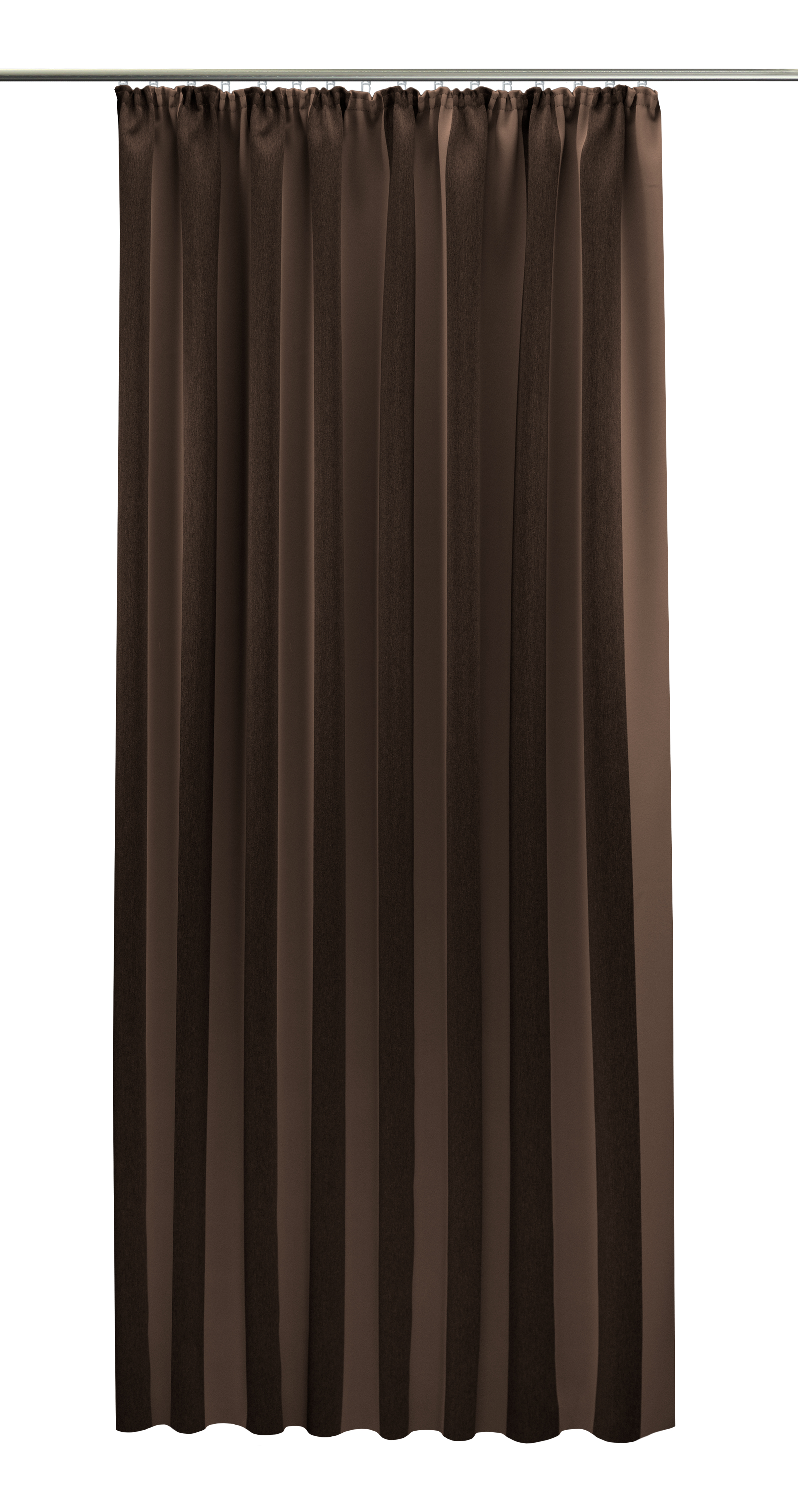 Dunkelbraun Kräuselband