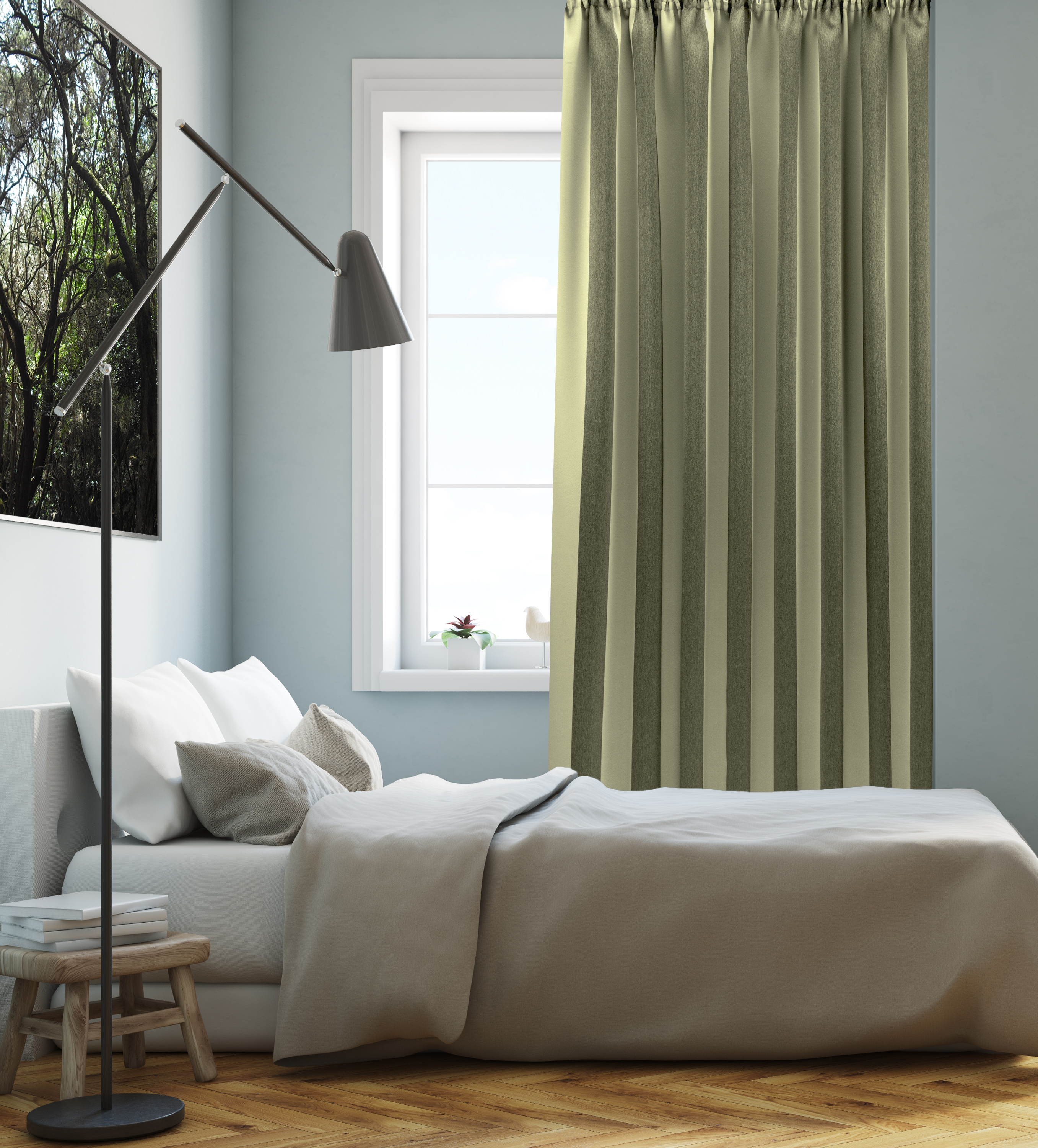 Khaki Schlafzimmer
