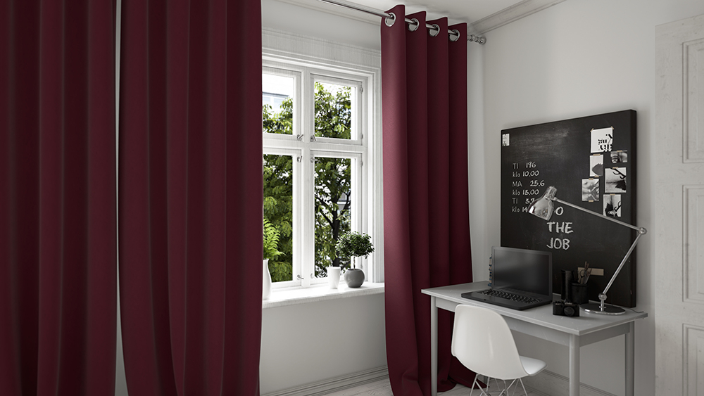 Bordeaux Arbeitszimmer 1
