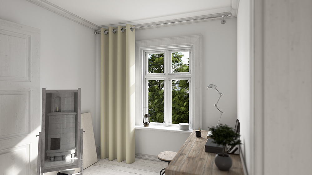 Dunkelbeige Arbeitszimmer 2